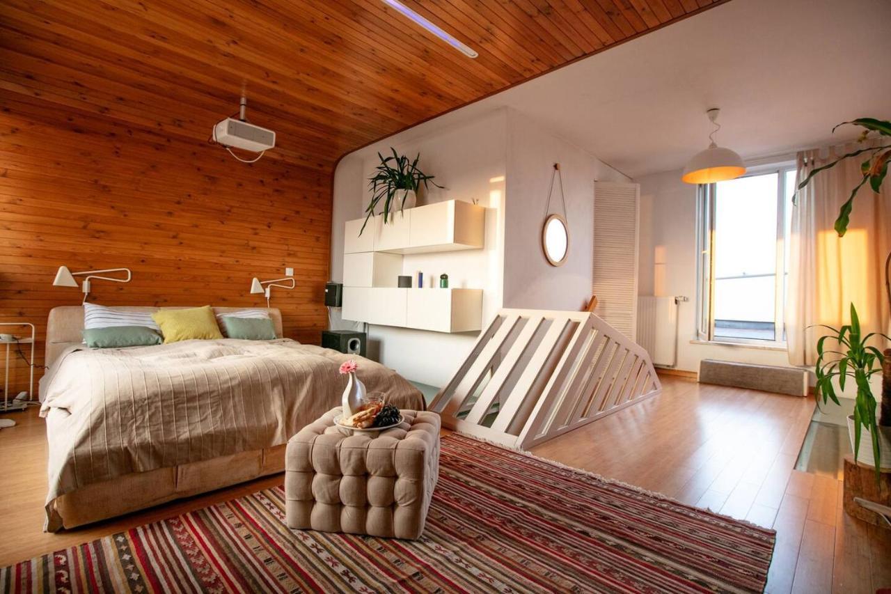 Dwupoziomowy, Rodzinny Apartament. Ochrona, Garaz. Varşovia Exterior foto