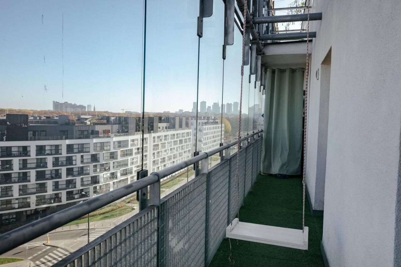 Dwupoziomowy, Rodzinny Apartament. Ochrona, Garaz. Varşovia Exterior foto